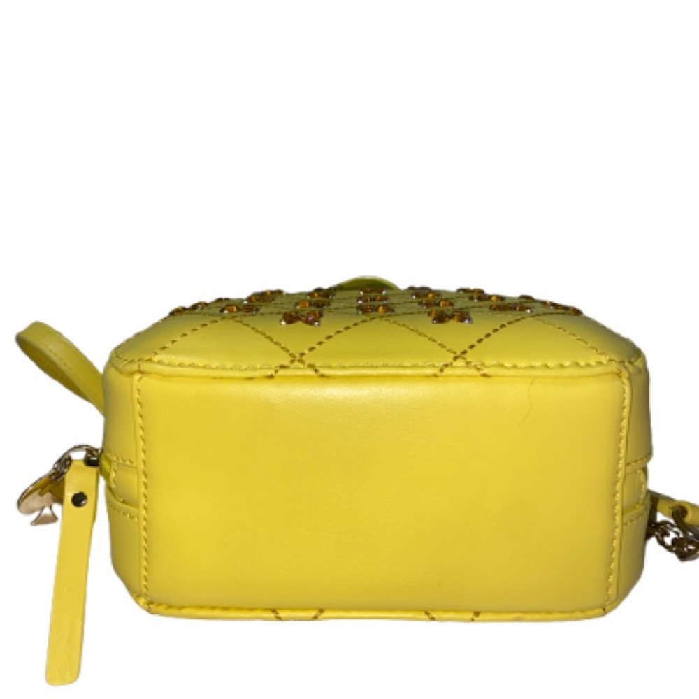 Kate Spade How Refreshing Pineapple Crossbody Bag leather 14 k gold plate - Picture 6 of 8